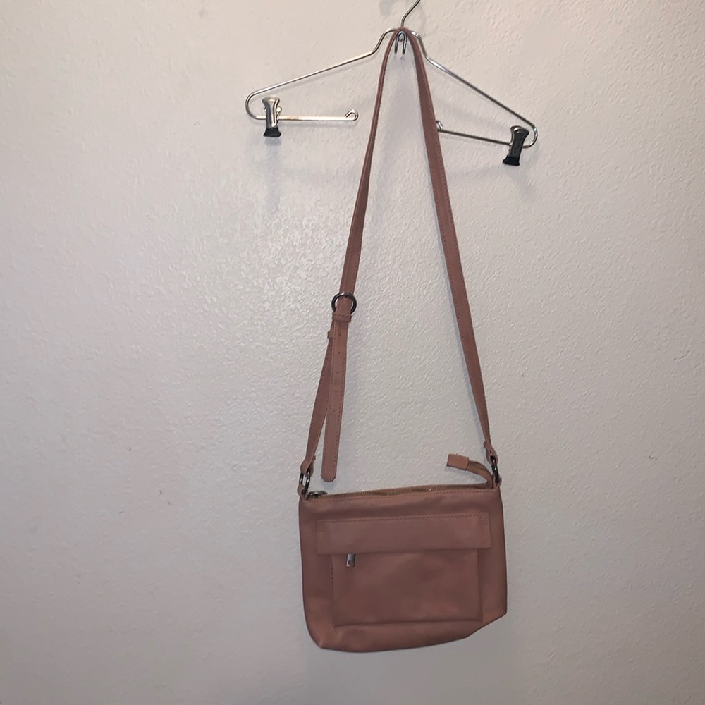 Universal Thread Tan Faux Leather Shoulder Crossbody Bag